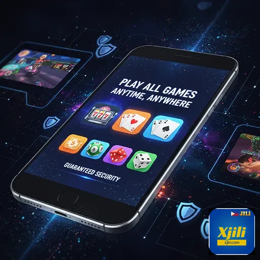 User enjoying the xjili mobile app for casino gaming - xjili